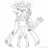 Totally Spies sketch template