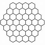 Honeycomb Hexagon Coloring Tessellation Printable Pages Bee Tessellations Pattern Drawing Patterns Octagon Work sketch template