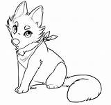 Wolf Fox Drawing Cub Line Clipart Sitting Pages Red Furry Transparent Whiskers Base Coloring Getdrawings Use Template Silhouette Lines Cat sketch template