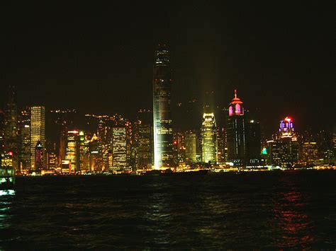asisbiz hong kong victoria harbor night views oct