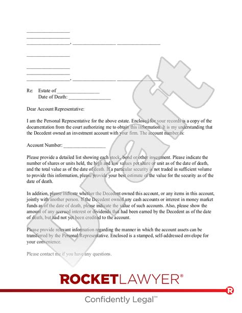 broker confirmation letter template rocket lawyer
