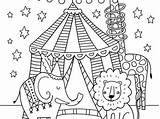 Circus Coloring Pages Easy Print Kids Tulamama sketch template