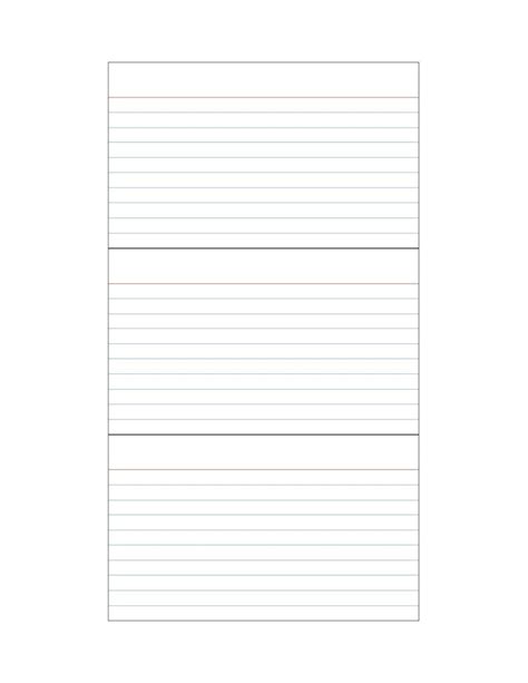 simple note card templates designs templatelab