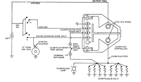glow plug wiring diagram  wiring diagram sample