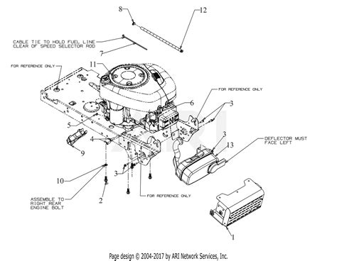 troy bilt albs bronco  auto  parts diagram  engine accessories