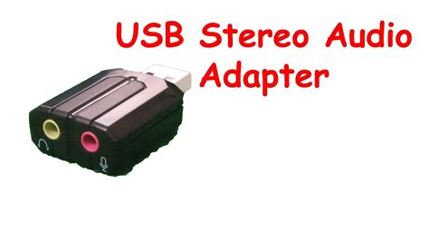 usb stereo audio adapter review youtube