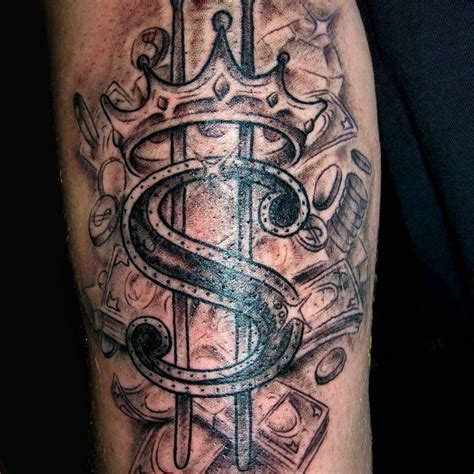 Foto De Tatuajes Con Dinero Money Bag Tattoo Dollar Sign Tattoo