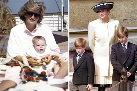 princess diana hadn t seen harry and wills in a month before she died itv doc reveals