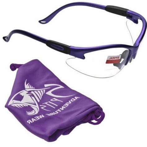 Cougar Purple Magnifying Bifocal Safety Glasses