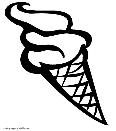 ice cream coloring pages printable coloring pages printablecom