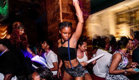 glowing up dance party combines raves and caribbean