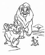 Lion King Coloring Pages Disney Sheets Kids sketch template