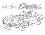 60s Stingray Coloring sketch template