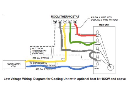 hvac  voltage wiring diagram