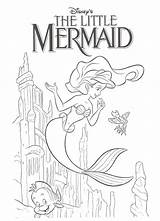 Mermaid Coloring Little Pages Disney Logo Ariel Printable Print Princess Kids Colouring Pages9 Book Color Activities Birthday Cover Worksheets Seahawks sketch template