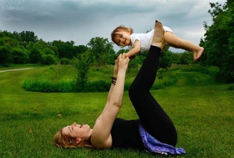 mother s day yoga 17 photos that will warm your heart