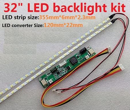 lcd screen update led backlight kit