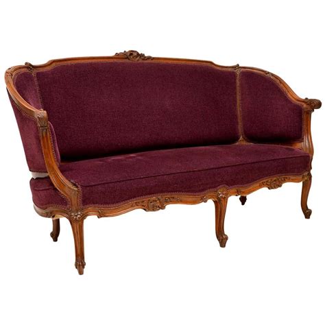 baumritter walnut danish style sofa for sale at 1stdibs