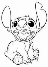 Stitch Coloring Pages Print Easy Tulamama sketch template