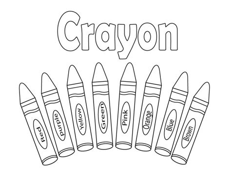 interesting crayon coloring pages  printable  coloring pages