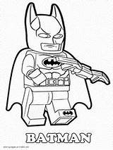Batman Coloring Lego Pages Printable Print Wayne Bruce Robin Joker Batgirl Fighting sketch template