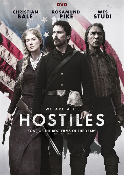 hostiles dvd   buy