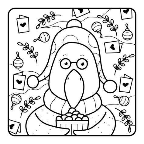 christmas animals coloring pages north pole christmas
