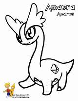 Pokemon Amaura Printable Coloring sketch template