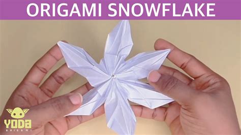 How To Make An Origami Snowflake Easy And Step By Step Tutorial