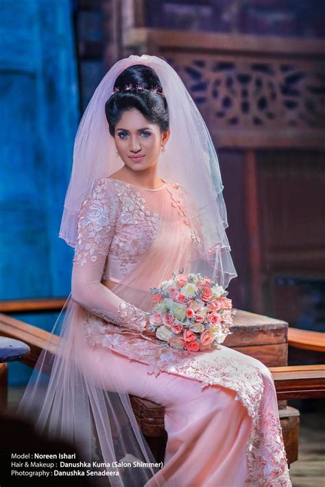 sri lankan bride bride pink bride bridal lace