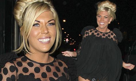 Frankie Essex Flashes Her Knickers As Her Super Short Dress Fails To