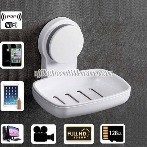 wireless spy video camera hd 1080p spy bathroom soap box dish camera