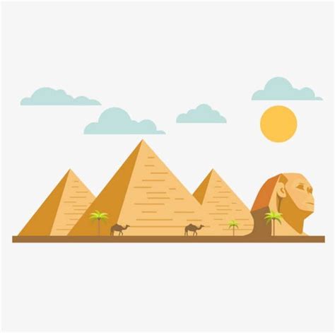 Cartoon Pyramid Png Ancient Egypt Angle Attractions