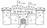 Castle Coloring Medieval Pages Castles Drawing Easy Colouring Draw Print Step Pdf Times Kids Click Disney Medival Bowser Printable Version sketch template