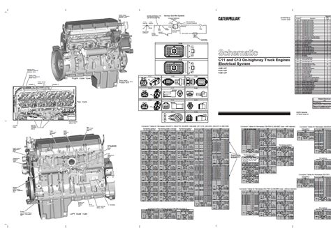 caterpillar    highway truck engines schematic