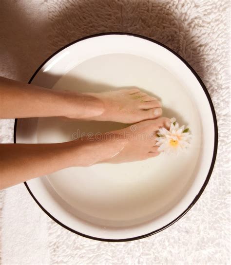 foot bath stock image image