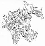 Optimus Transformers Grimlock Preschool Megatron Bumblebee Cember Codes Insertion sketch template