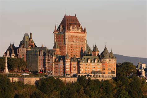 le chateau frontenac quebec canada frontenac nature scenery chateau