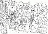 Coloring Garden Pages Vegetable Drawing Gardening Kids Sketch Children Veggies Comments Coloringhome Paintingvalley House Popular sketch template
