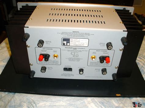 threshold  series ii stasis linear power amplifier photo   audio mart