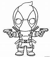Deadpool Force sketch template