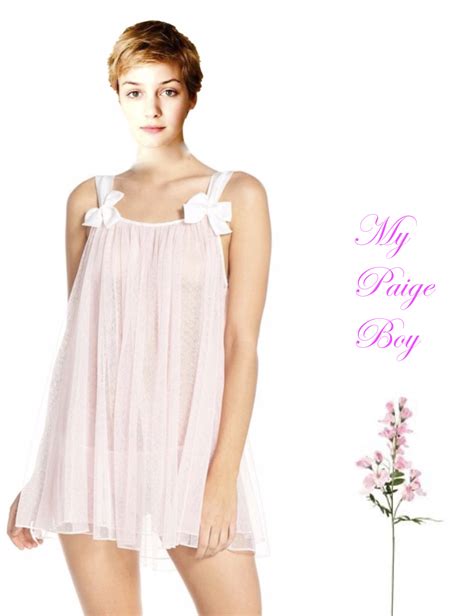 A Dainty And Delicate Nightie Just Like The Effeminate Sissy Wearing It
