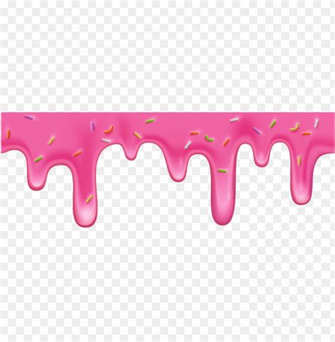 Pink Cream Drip Clipart Png Photo 55146 Toppng