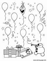 Coloring Balloon Colouring Olaf Pages Head Printable Print sketch template