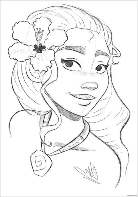disney princesses coloring pages moana coloring pages