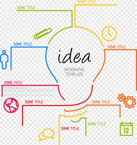 multicolored idea infographic template wiring diagram schematic infographic business