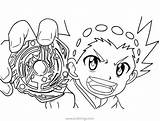 Beyblade Coloring Aoi Valt Xcolorings sketch template