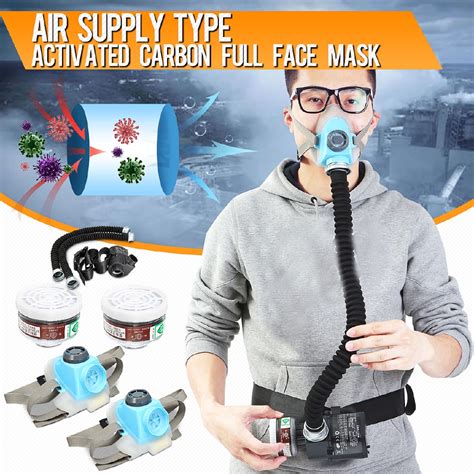 2pcs respirator system device gas electric constant flow air supplied