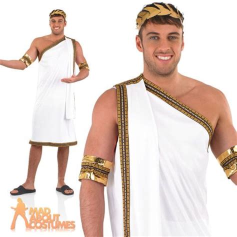 details about mens julius caesar costume toga greek roman