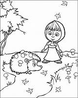 Masha Bear Coloring Pages Episodes sketch template